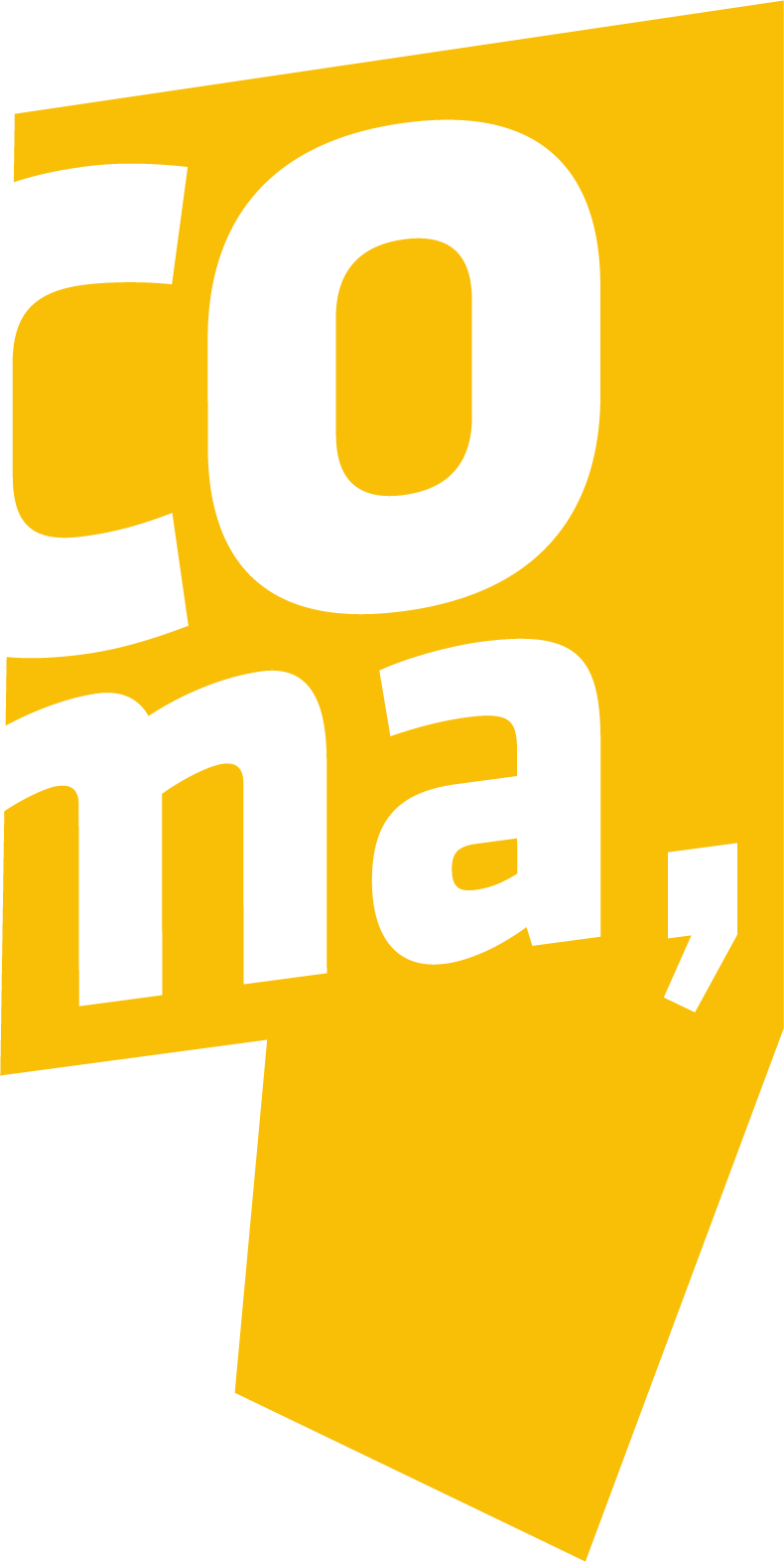 logo flotante de coma