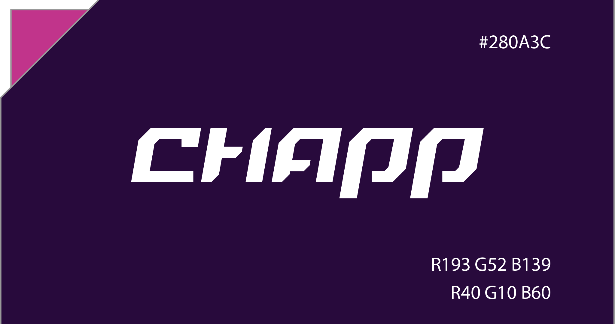 Paleta de colores y guideline de Chapp